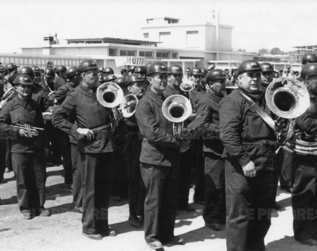 L'Harmonie à
Oléron en 1960. Photo DR